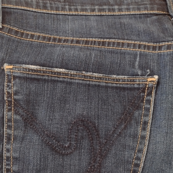 Citizens of Humanity Ava Low Rise Straight Leg Distressed Jeans Size 28 - Picture 9 of 15